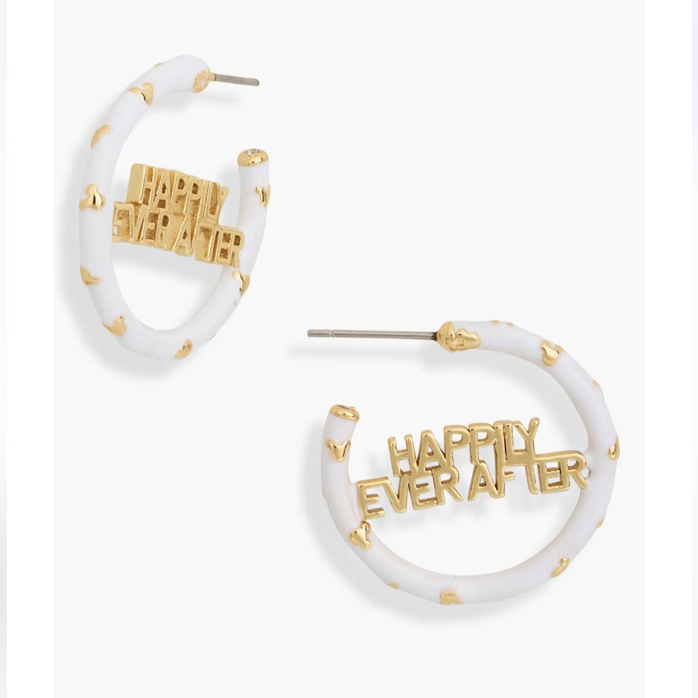 Disney X Baublebar Mickey Mouse Happily Ever After Hoop Small Earrings
